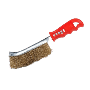 Cepillo púas mango plástico acero latonado 0,30mm