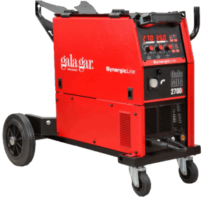 Equipo de hilo inverter multiproceso con regulación sinérgica Gala Gar MIG 2700i refrigerado por aire