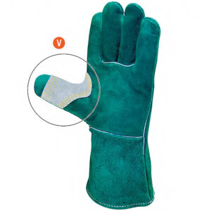 Guante de soldadura largo talla 9