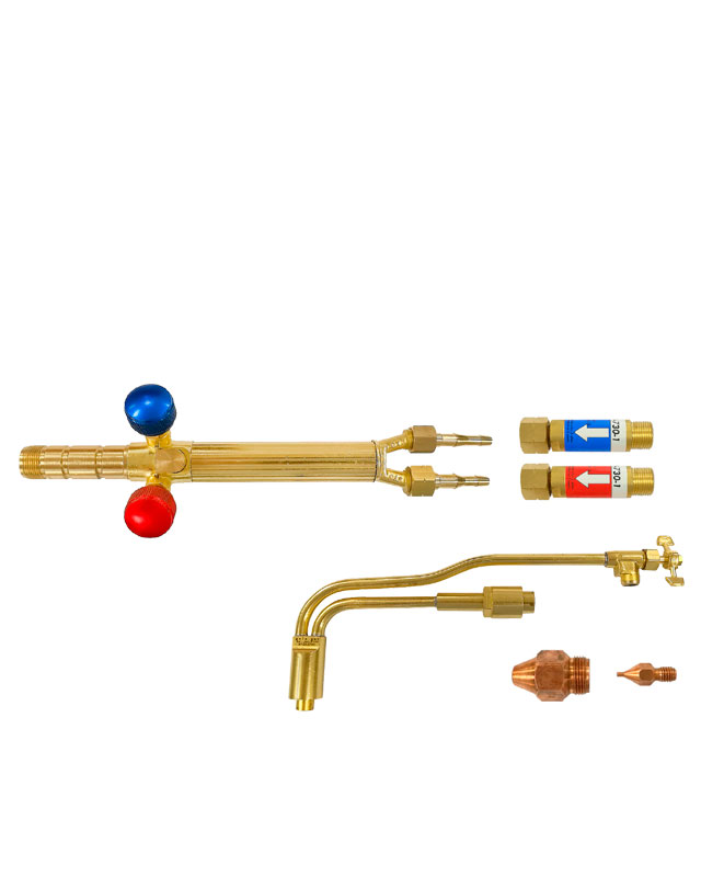 Kit universal conjunto para corte con gas acetileno