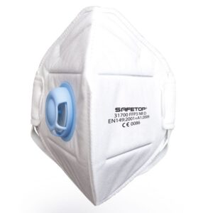 Mascarilla proteccion FFP3 con valvula plegable