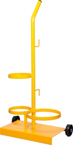 Carro porta botella doble Ø140mm + butano 2,8Kgs