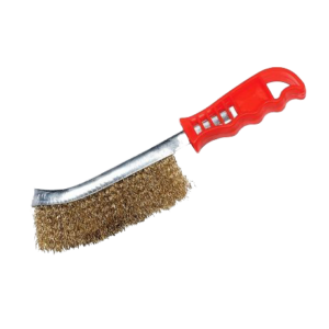 Cepillo púas mango plástico acero latonado 0,30mm