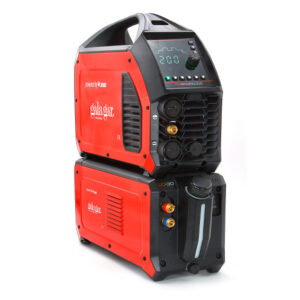 Equipo inverter sinérgico - pulsado TIG AC/DC corriente continua y alterna Gala Gar EVO 200 TIG AC/DC + refrigeración